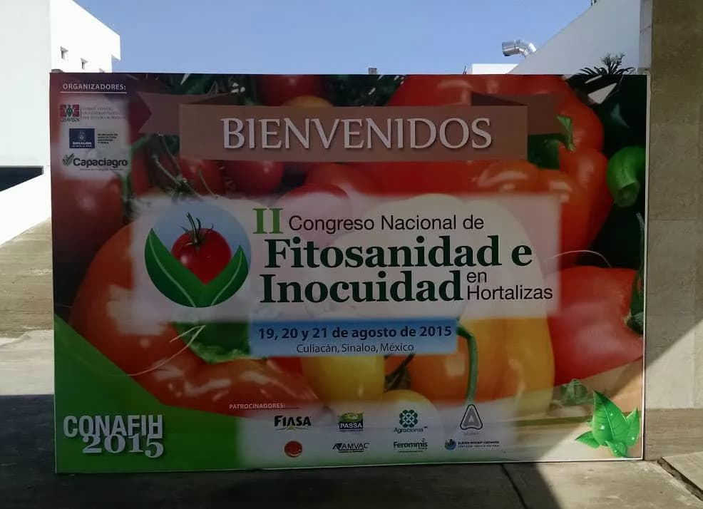 Algas Pacific presente como expositor en el II Congreso Nacional de Fitosanidad e Inocuidad en Hortalizas.