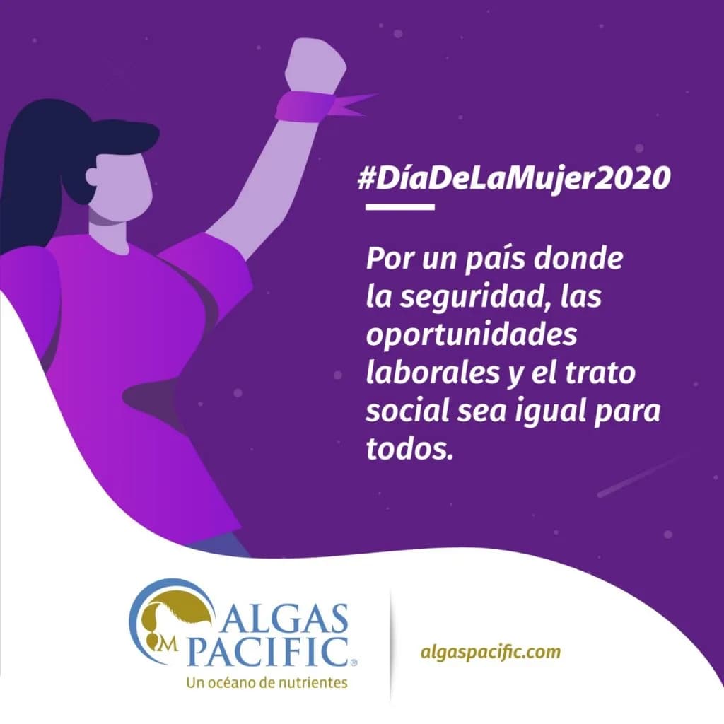 Algas Pacific: una filosofía de empoderamiento femenino y equidad de género no está completa sin los valores de seguridad y respeto.